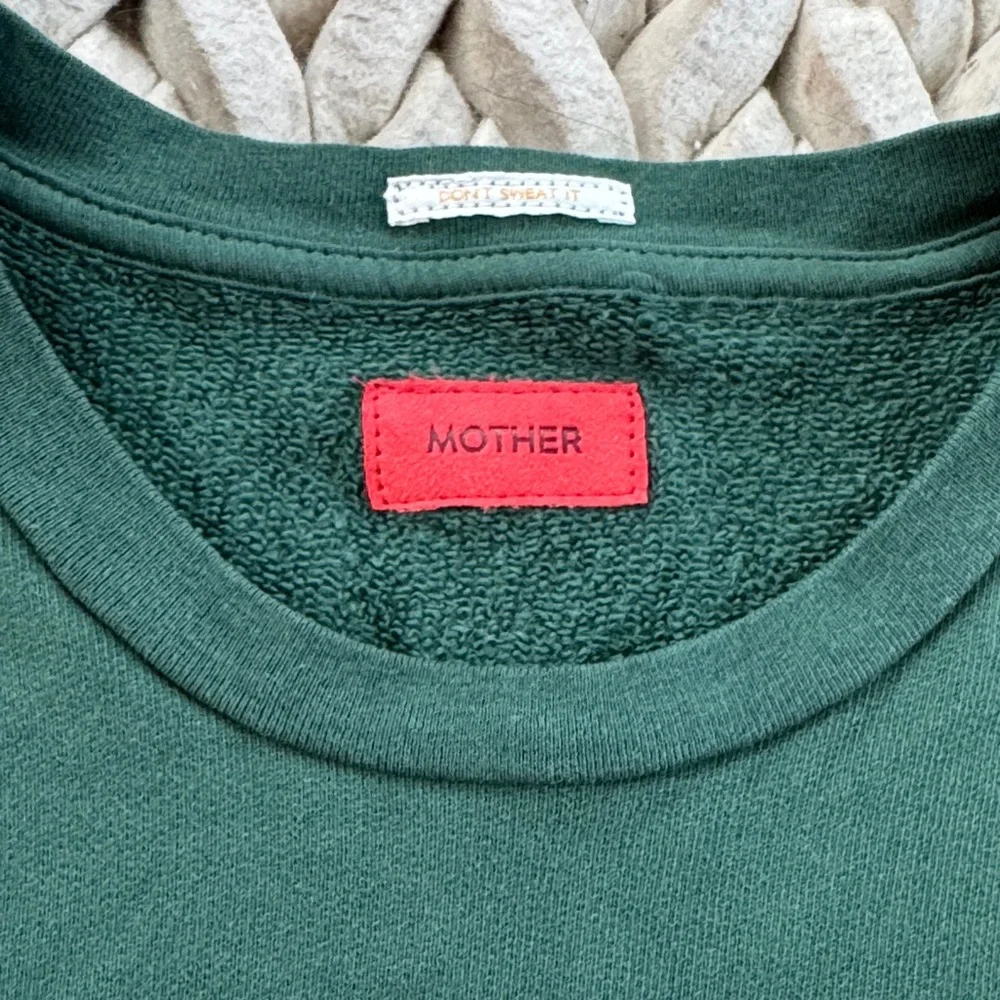 MOTHER Green Sweatshirt with Pink and Yellow Graphic - Picture 3 of 4